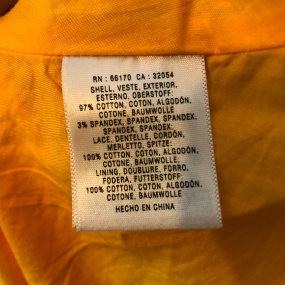 Anthropologie Moulinette Soeurs Yellow Dot Dress with Lace Back 4 - Picture 5 of 8